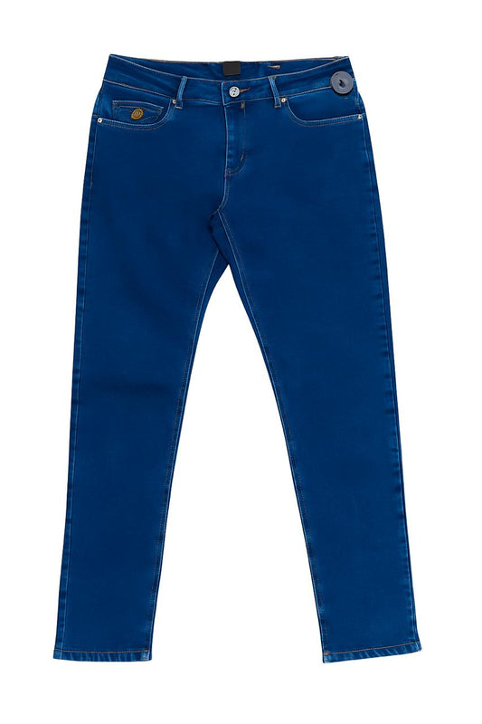 Men’s Slim Fit Stretch Denim Jeans – Classic Blue
